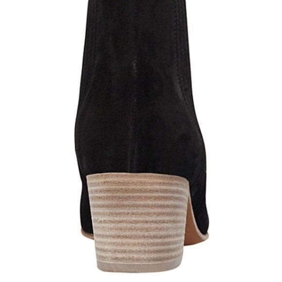 Vince Haider Suede Bootie Black Size 6.5 - Picture 12 of 13